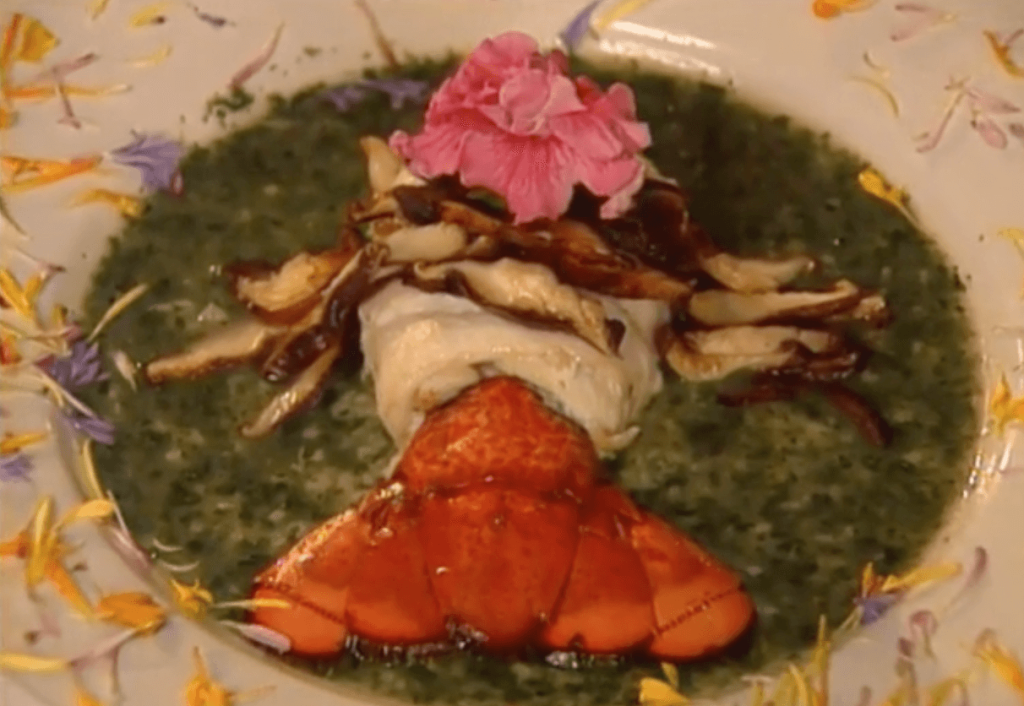 Lobster and Red Snapper in Herb Sauce