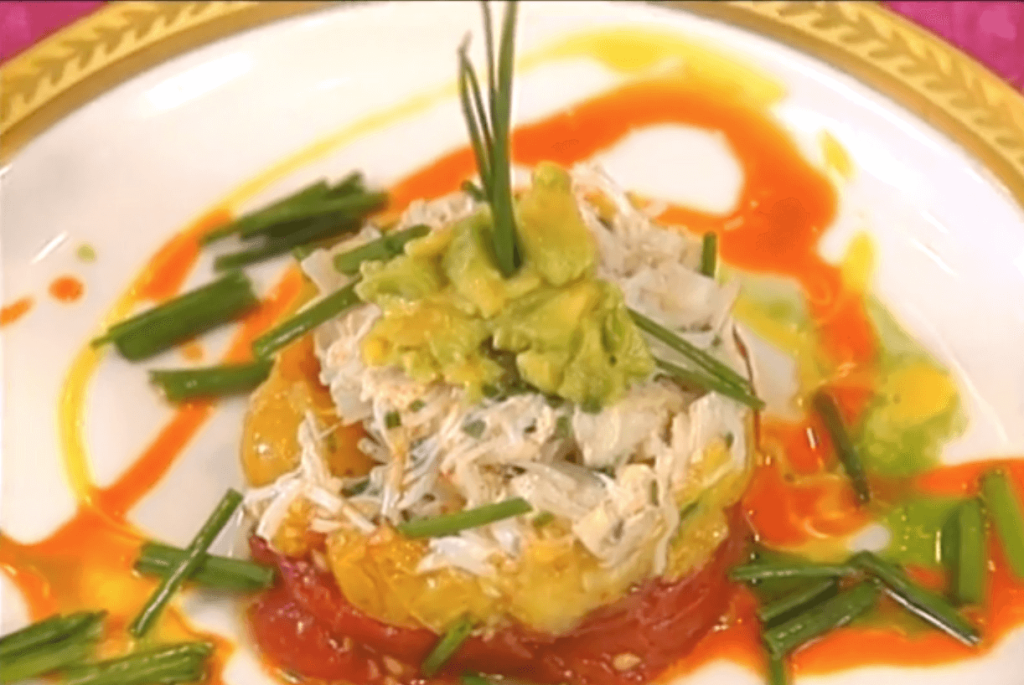 Stone Crab Salad with Baby Tomato Confit