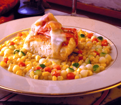 Halibut and Lobster with Vanilla and Sweet Corn