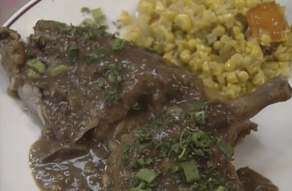 Cajun Smothered Duck