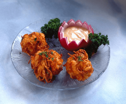 Crawfish and Angel Hair Pasta Beignets with Garlic Mayonnaise