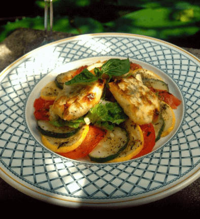 Goat Cheese in Filo Provencal