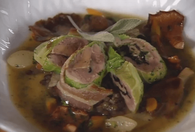 Foie Gras in Savoy Cabbage