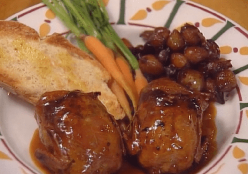 Quail Stuffed with Risotto