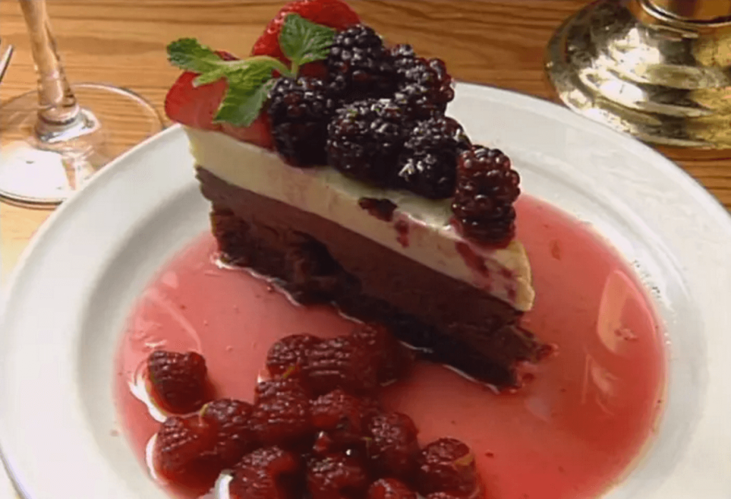 Chocolate Genoise Truffle Torte with Fresh Berries