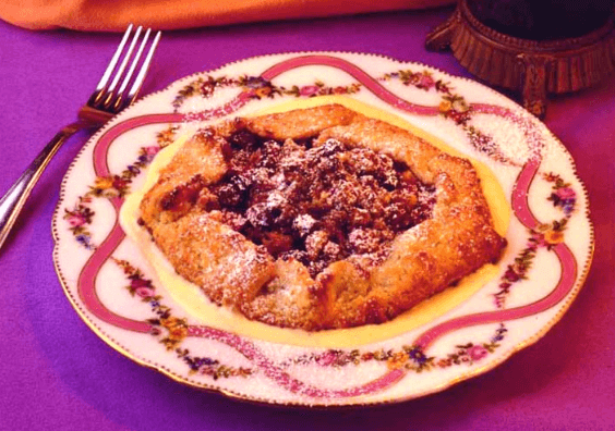 Cranberry-Walnut Crostada