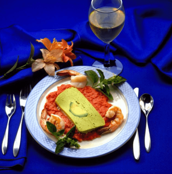 Avocado and Shrimp Terrine