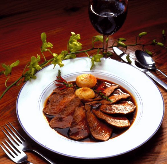 Lamb Loin with Turnip Sauce