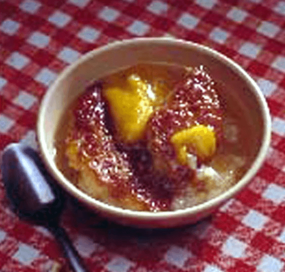 Lazy Man's Peach Cobbler