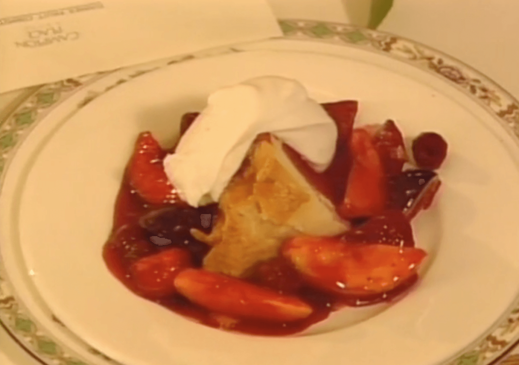 Lemon Pound Cake with Fruit Sauce