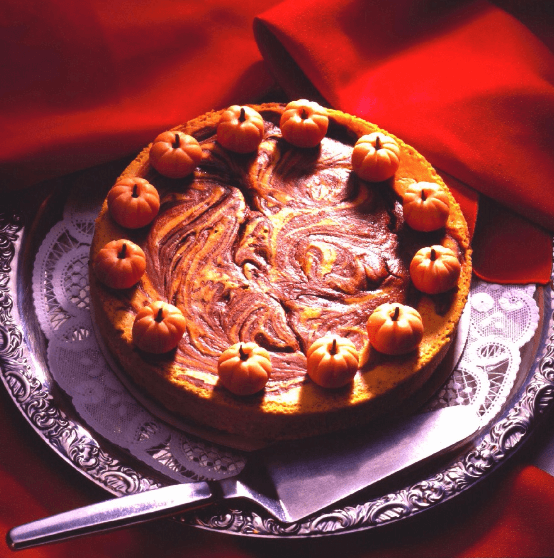 Pumpkin-Chocolate Cheesecake