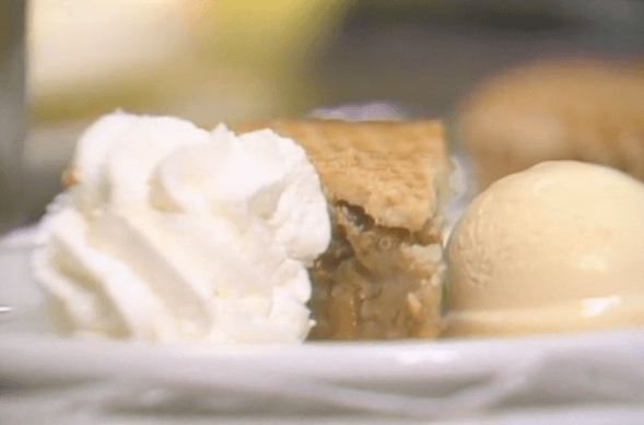 Walnut Pie a la Mode