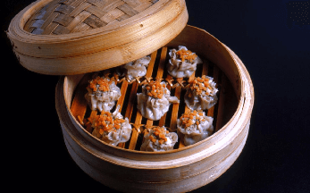 Steamed Shao-Mai Dumplings with Young Ginger