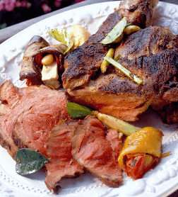 Grilled Leg of Lamb with Thai Marinade