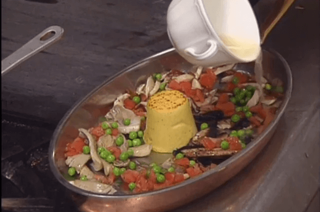 Pheasant and Cheese Polenta