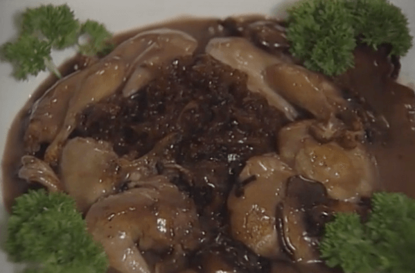 Quail in Red Wine with Braised Red Cabbage