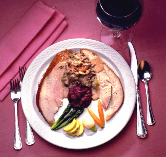 Roast Wild Turkey with Blue Cornmeal-Chorizo Stuffing